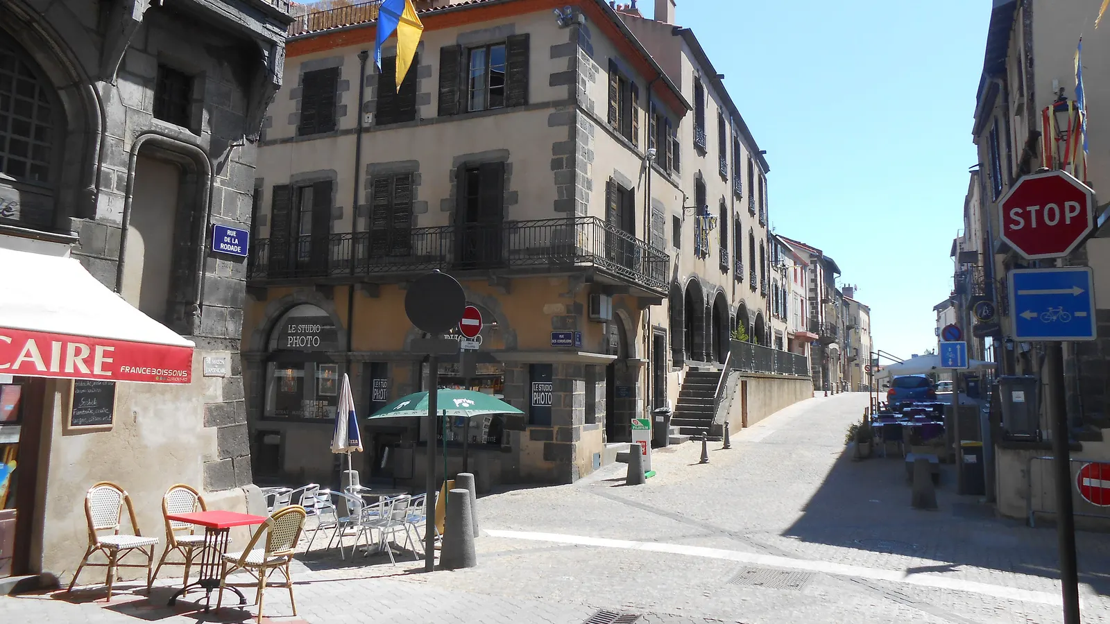Les rues anciennes du Vieux Montferrand, à Clermont-Ferrand